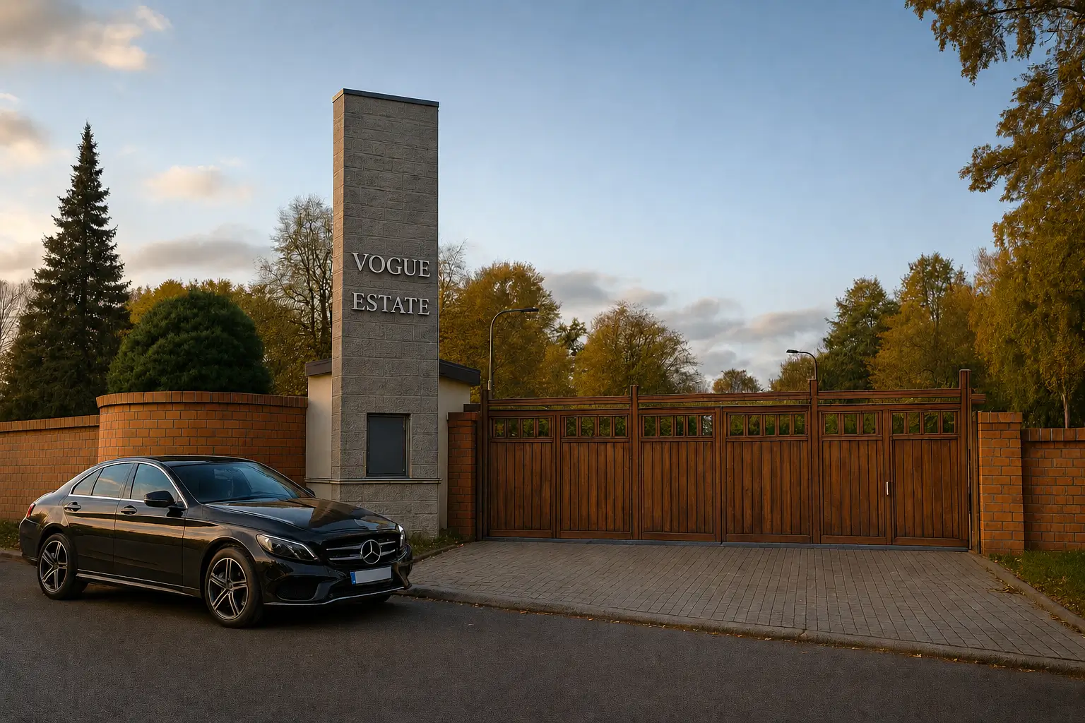 Grand Entrance Boulevard at The Vana Estate