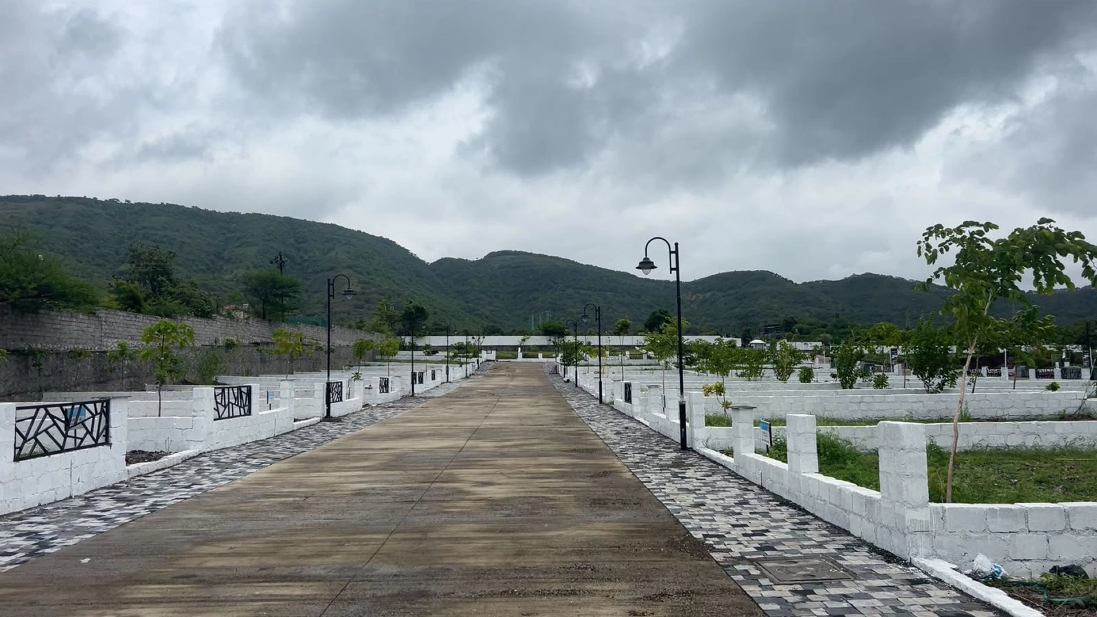 The Vana Estate — internal road with street lighting