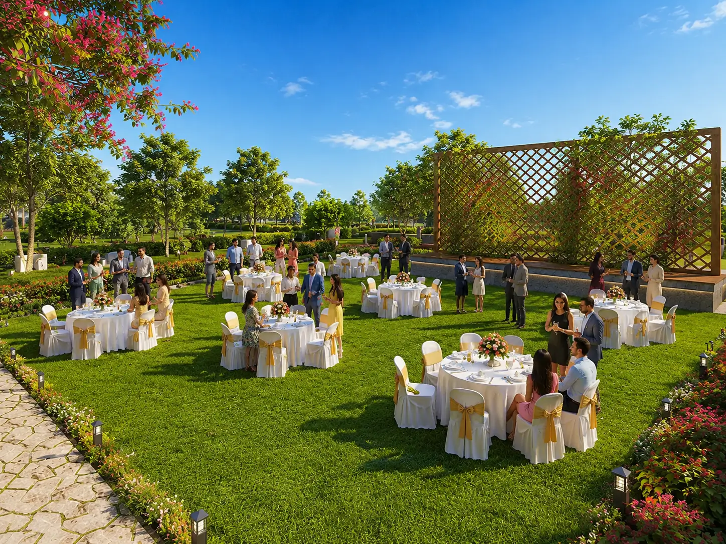 Party Lawn at The Vana Estate